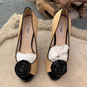 Prada open toed heels